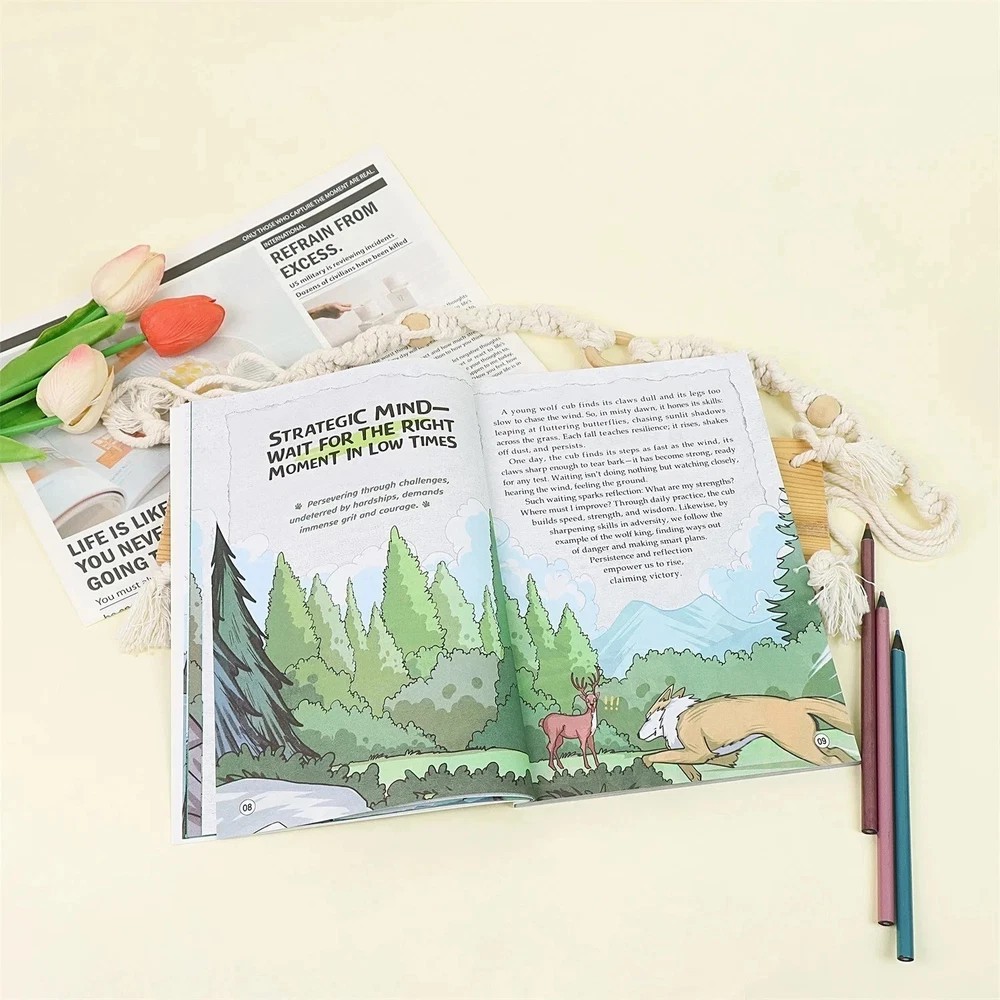 The-Wolf Code Cultivate Wolf Spirit Growth Mindset Children’s Book English