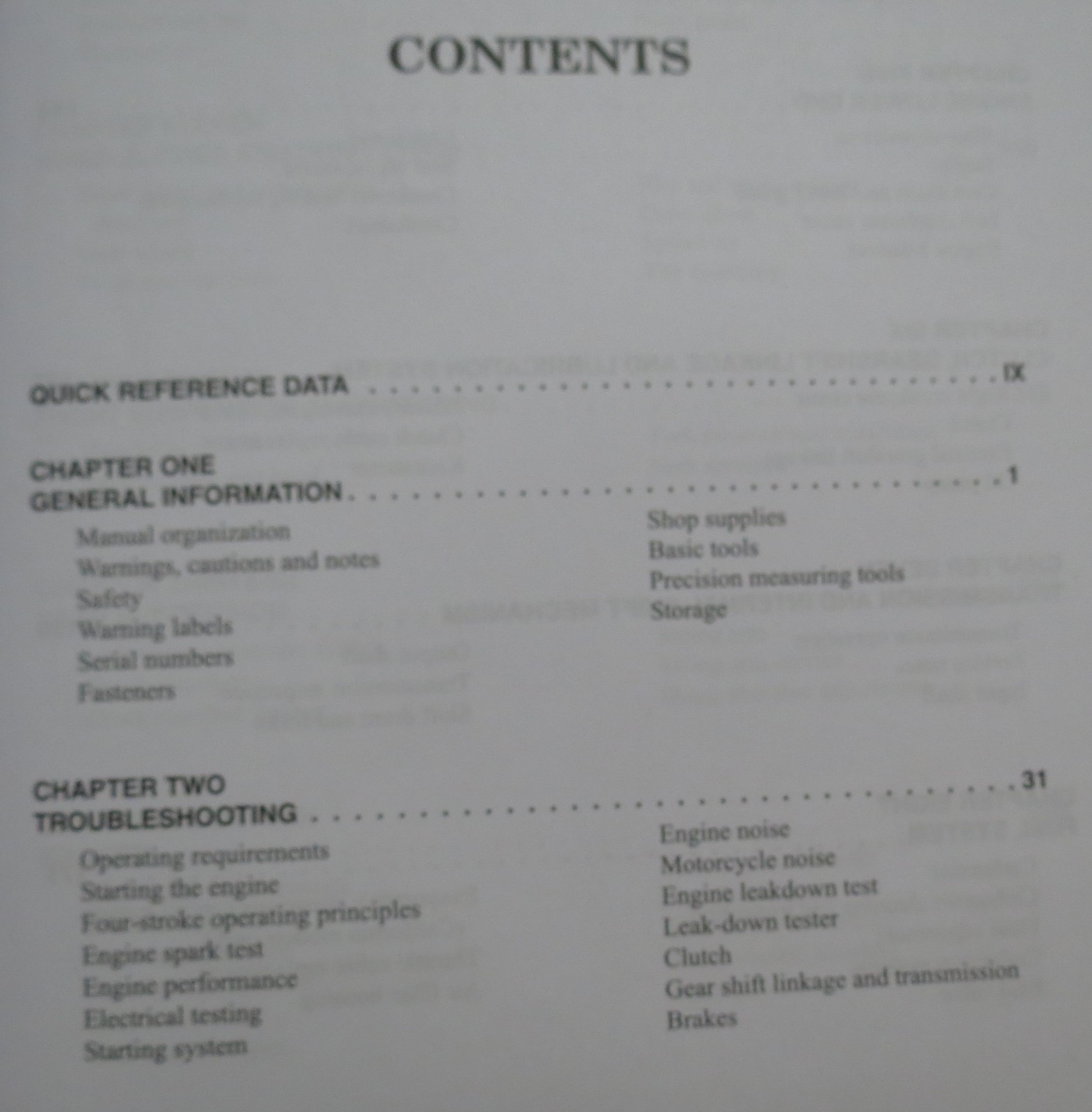 KAWASAKI KLR650 1987-2007 Motorcycle Repair Maintenance CLYMER MANUAL Camshaft