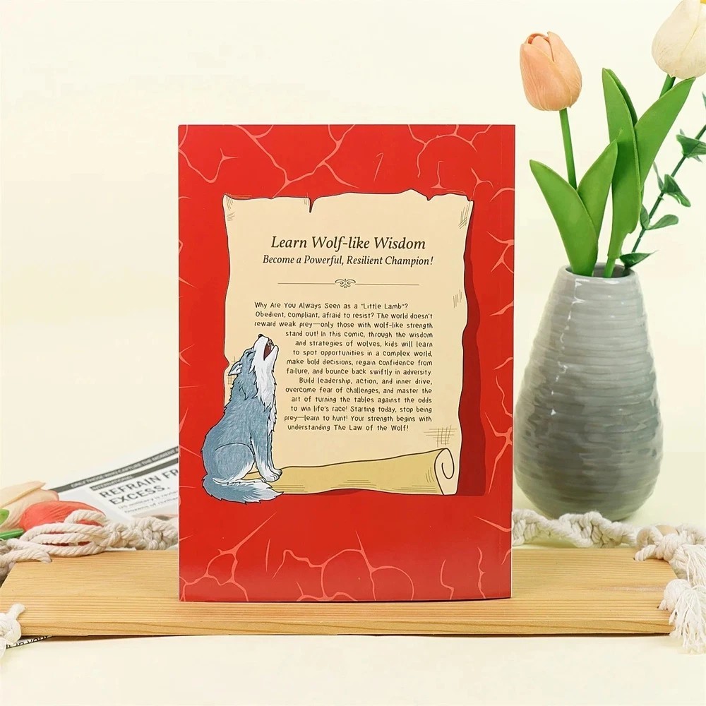 The-Wolf Code Cultivate Wolf Spirit Growth Mindset Children’s Book English